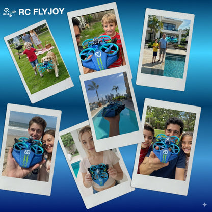3-in-1 Mini RC Drone: Unlimited Fun on Sea, Land, Air!